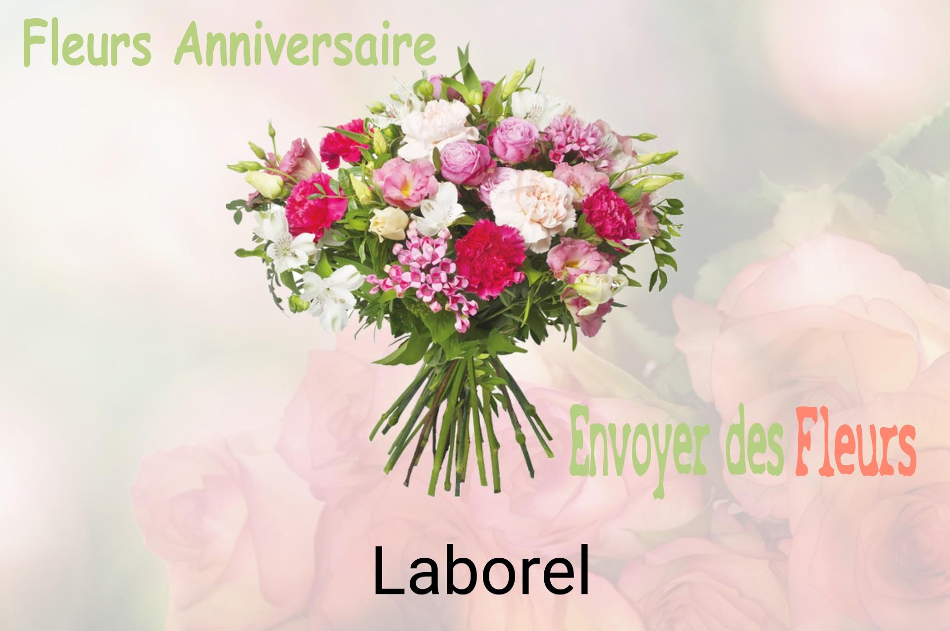 Bouquet de fleurs d’anniversaire livré à Laborel